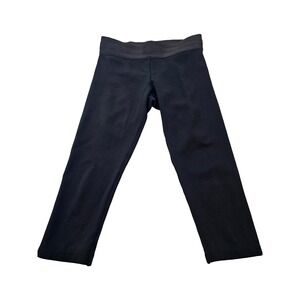 BCBGMAXAZRIA Women's S Black Cropped Mason Ponte‎ Leggings Slim Pants EUC